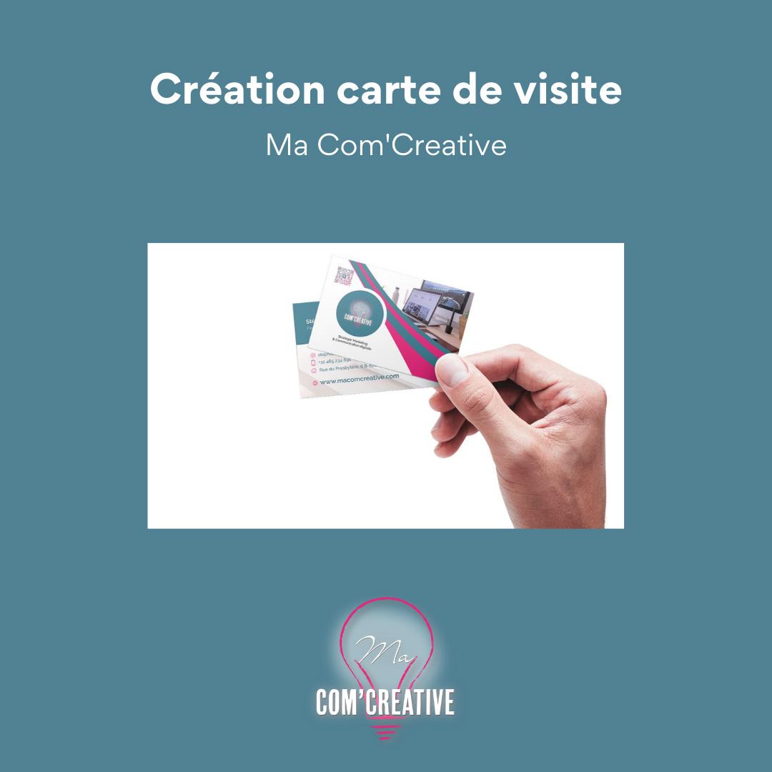 Carte visite - Ma Com'Creative