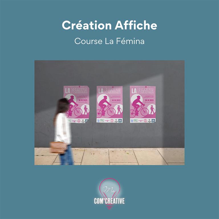 Creation Affiche La fémina - Ma Com'Creative