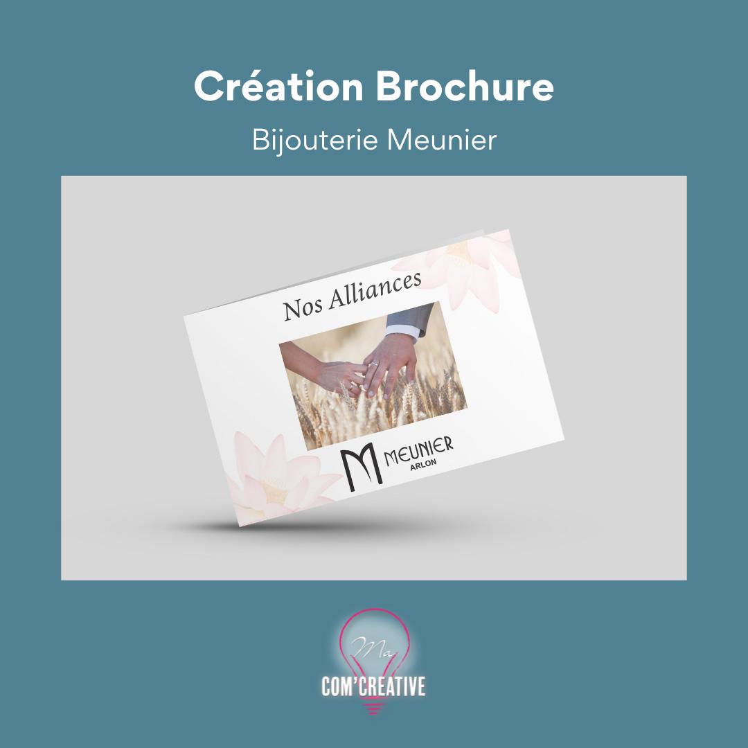 Creation Brochure - Bijouterie Meunier - Ma Com'Creative