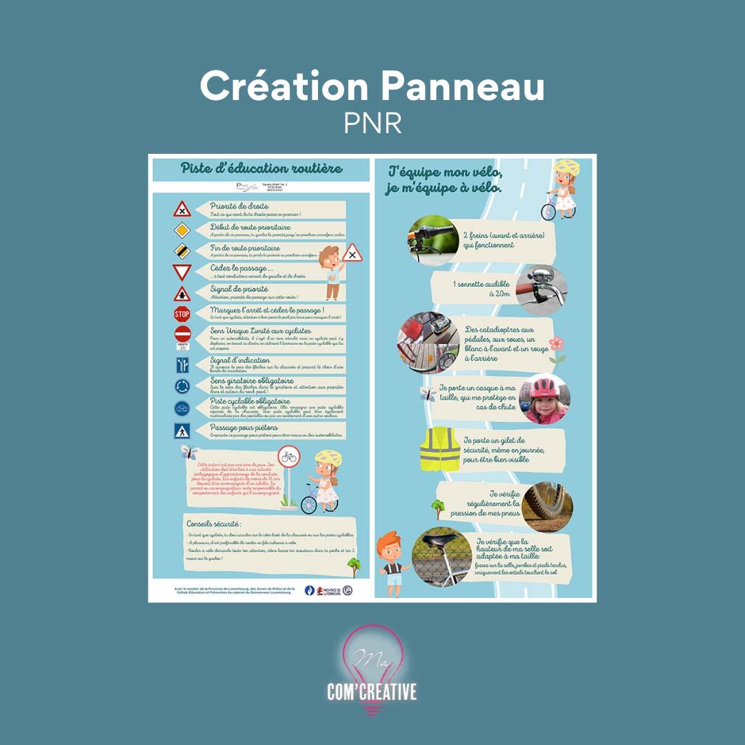 Creation Panneau didactique - PNR - Ma Com'Creative