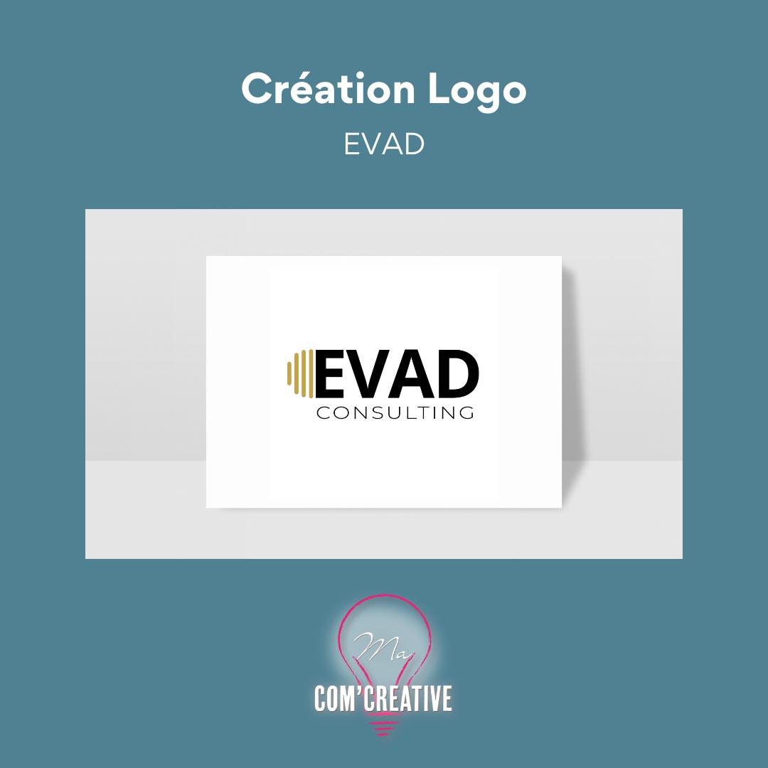 Création logo - EVAD - Ma Com'Creative