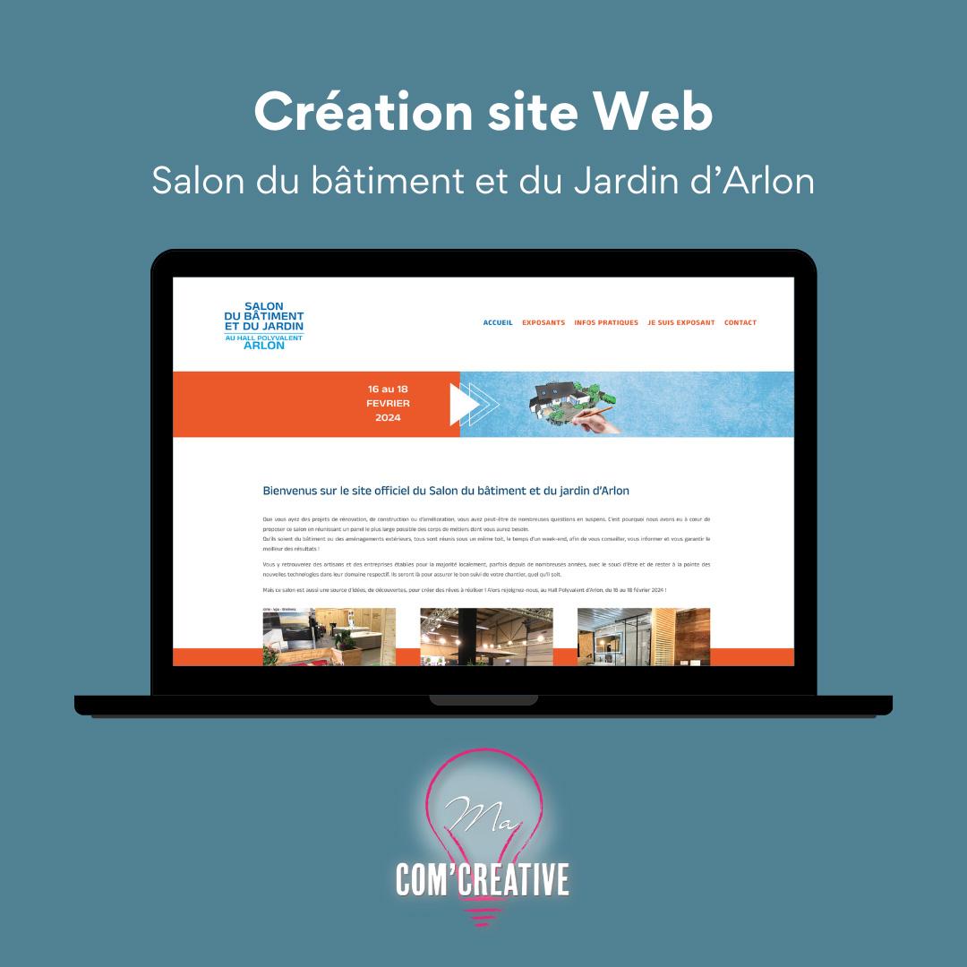 Creation Site Web - Salon du batiment - Ma Com'Creative