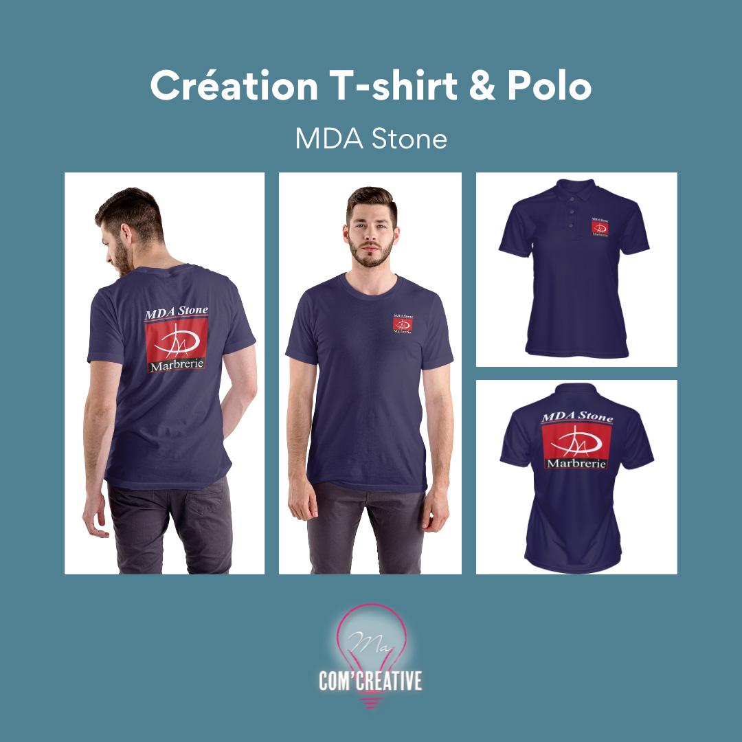 Creation T-shirt & Polo - MDA Stone - Ma Com'Creative