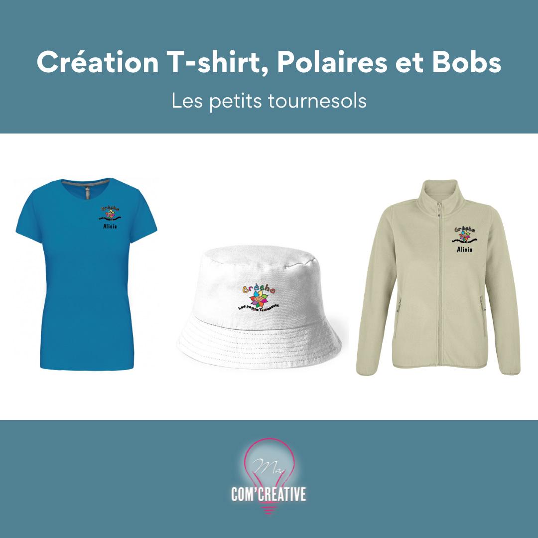 Creation T-shirt - Les petits tournesols - Ma Com'Creative
