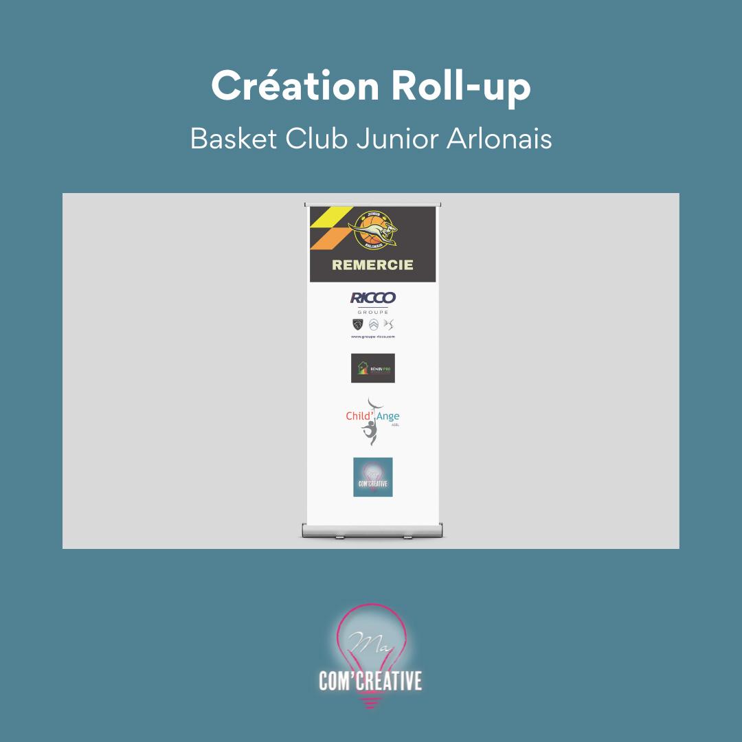 Creation roll-up - Junior Arlonais - Ma Com'Creative