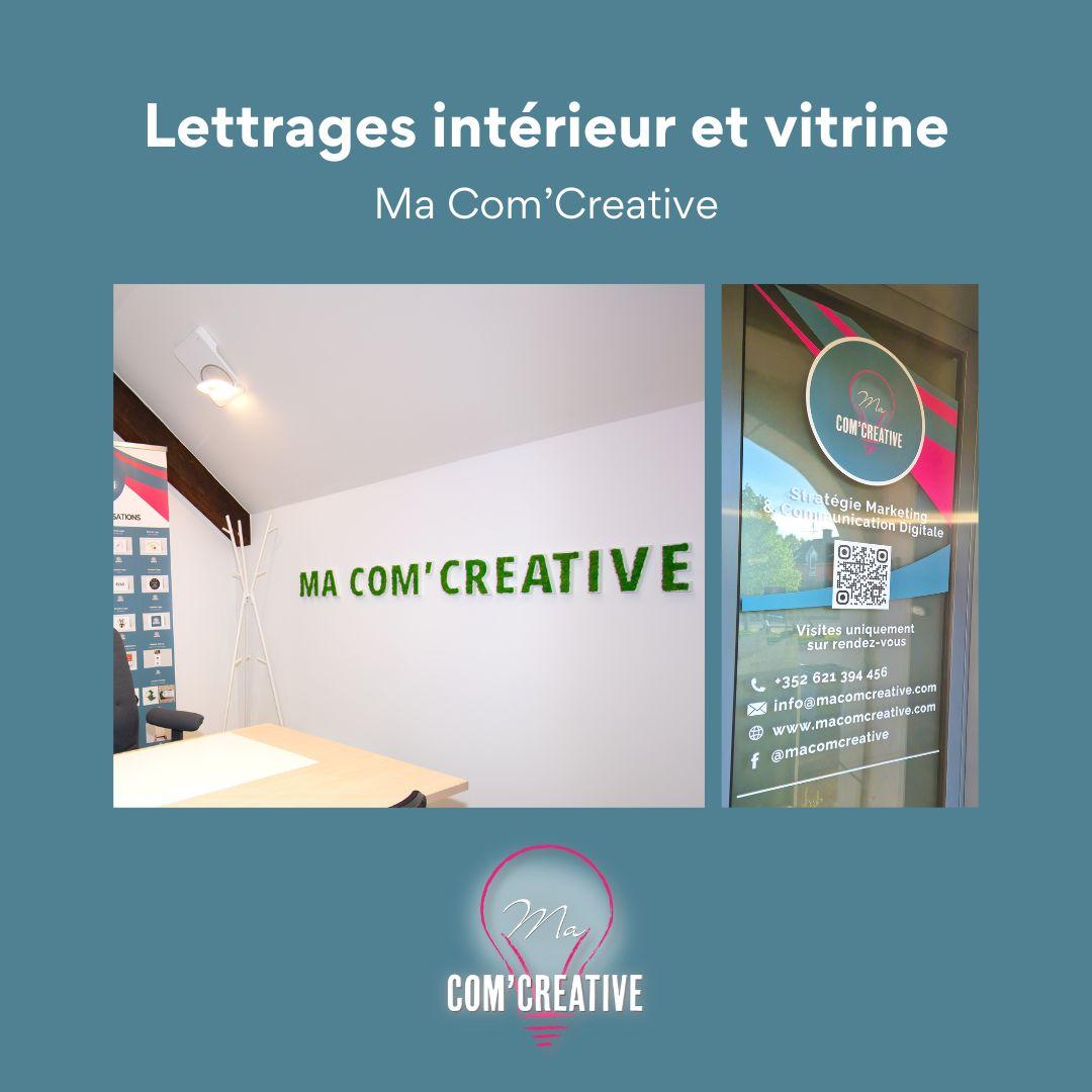 Lettrages - Ma Com'Creative