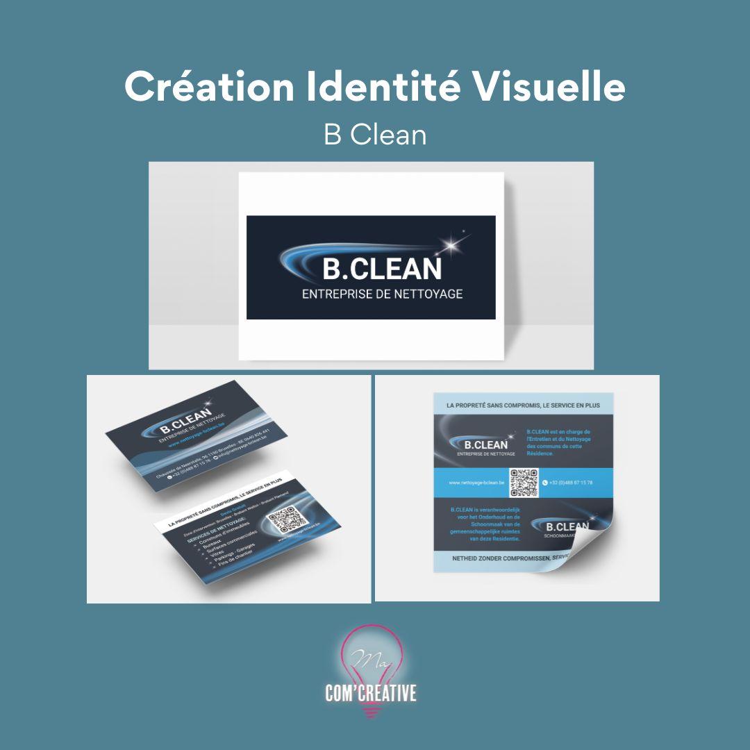 Création Identité Visuelle - B Clean